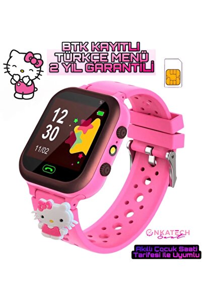 Onkatech Sim Kartlı Ortam Dinleme Uyumlu Akıllı Çocuk Saati