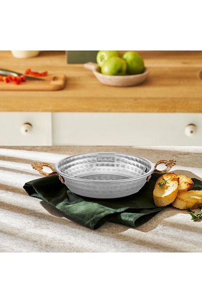 YUNUSOĞLU HOME 13CmWidth Steel Pan Mini