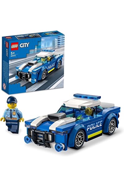 Store City Police Car 60312-5 Toy Construction Set Designed for Children Aged 5 and Above (94 Par