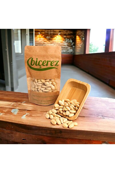 Bi Çerez Vakumlu Taze Paket Soyulmuş Beyaz Badem Içi - Sağlıklı Atıştırmalık - 500 gr