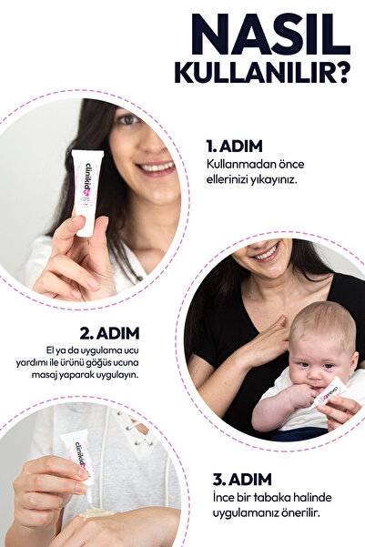 Clinikid Mom's Series Göğüs Ucu Koruyucu Bakım Kremi