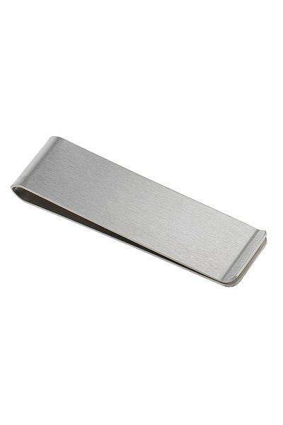 SPELT Metal Paper Money Buckle Card Holder Clip Wallet Paper Clip Silver 70 Mm X 20 Mm