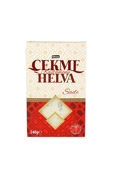 Elvan 240 Gr. Plain Halva - Pull (1 Pack)