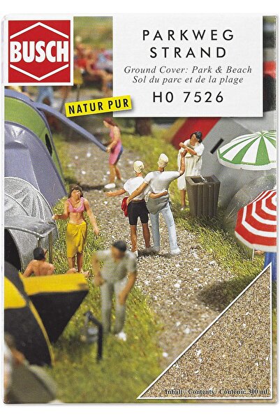 Busch Maket Dioramalar İçin Park yolu ve Plaj Zemin Kumu  (300 ML)