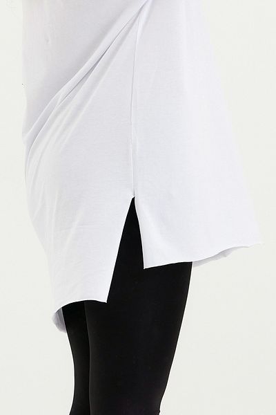 AMAZING CRASH Tricou de bază oversize cu decolteu în V pentru femei