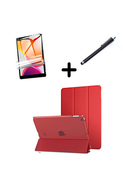 UnDePlus Apple Ipad Air 3 / Pro 10.5" Kılıf Set Pu Deri Smart Tablet Kilifi E...