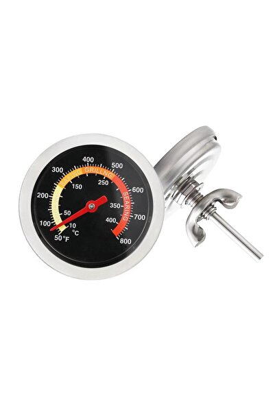 Hobi Mekatronik 10-400 Derece Paslanmaz Çelik Termometre(Fırın Barbekü Isı Ölçer)