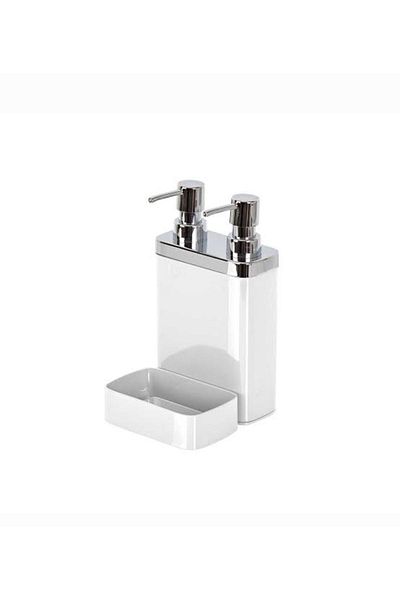 MATMEL Prima Nova Lux 2-Piece Liquid Soap Dispenser with Sponge Holder