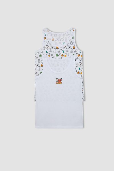 DeFacto Tricou cu model pentru băiat din 2 piese C7747a824sm