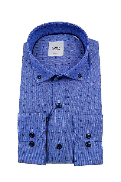 KAMER Cămașă Slim Fit pentru bărbați 2054 Bgl-st02517