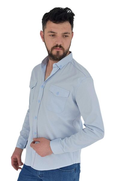 DYNAMO Men's Sports Shirt Silim Fit 9957 Bgl-st02724