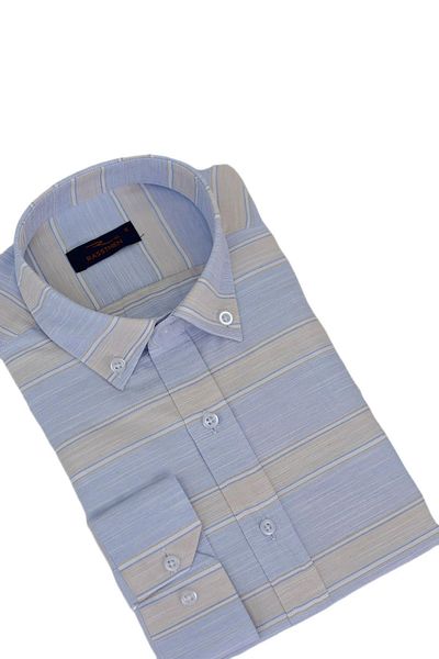 rasstmen Мъжка риза Slim Fit на райета BGL-ST03098