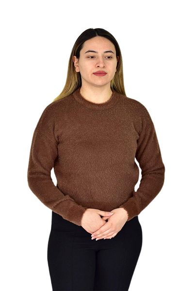Liliyana Дамски мек спортен плетен пуловер BGL-ST03365