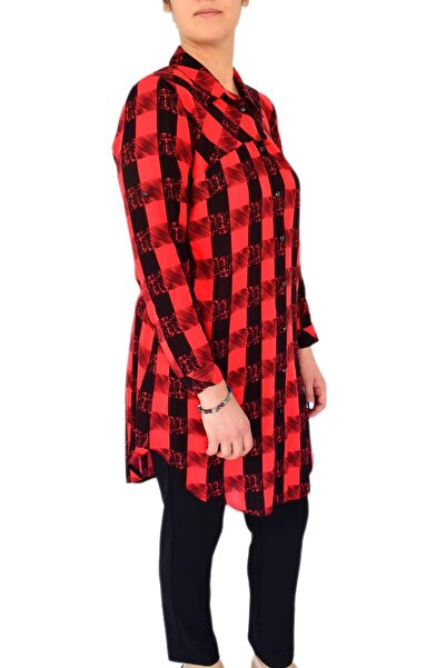 Nazal Women's Plaid Checkered Tunic BGL-ST02956