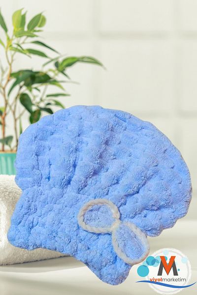 viyolmarketim (1 Piece) Quick-Drying Microfiber Hair Towel - Bath, Sea and Pool after Hair Drying Cap