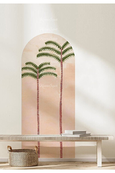 KanvasSepeti Kendiliğinden Yapışkanlı Kalın Kanvas Dokulu Dekoratif Bohem Art...