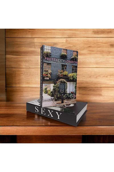 NARİBA Decorative Book Box Set of 2
