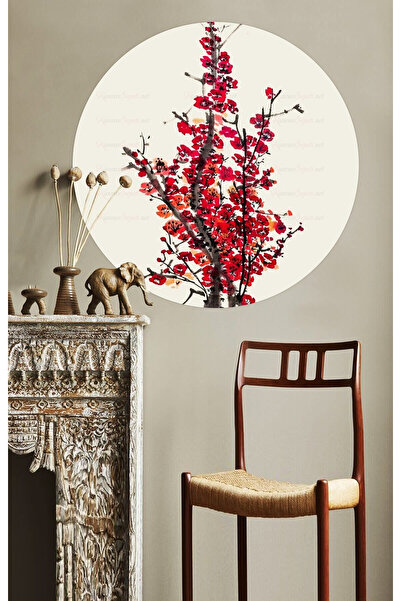 KanvasSepeti ملصق جداري على شكل قماش سميك ذاتي اللصق مزخرف بفن بوهيمي تجريدي