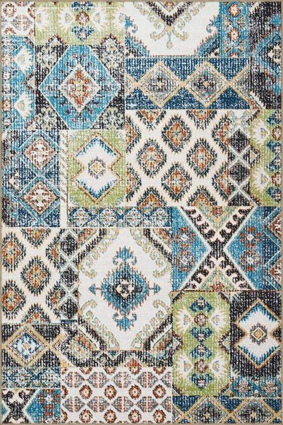 Rugs Modern Halı قاعدة منسوجة بنمط هندسي تجريدي وسجاد مزخرف قابل للغسل miravi...