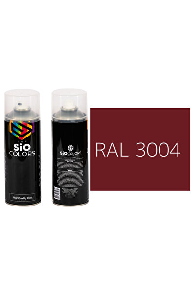 sıocolors EXTRA PİGMENTLİ ÖZEL YAPIM AKRİLİK SPREY BOYA 400 ML (KIRMIZI TONLA...