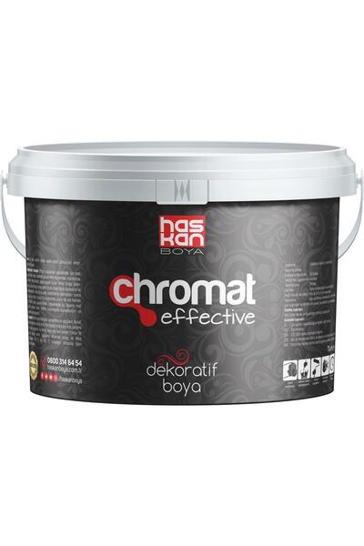 Haskan Chromat Effective Sedef Boyası Gümüş 0.75 Lt.
