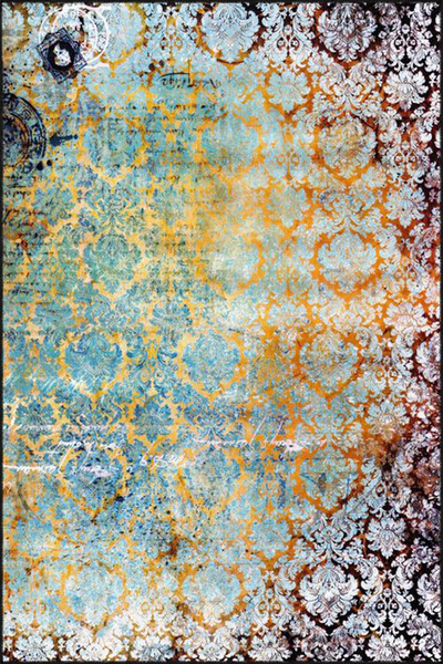Rugs Modern Halı قاعدة منسوجة حديثة من Bakalava وسجاد مزخرف قابل للغسل miravi...
