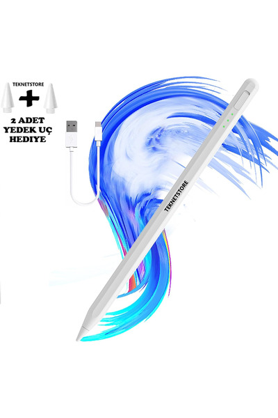 TEKNETSTORE Ipad Pro 11 İnç 2024 Uyumlu Avuç İçi Red Dokunmatik Kalem Elinizi...