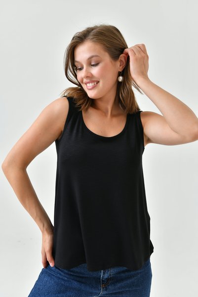 ubmbutik Kadın Tişört - Rahat Kesim Spor ve Günlük Atlet T-shirt - Tüylenmez - Kolay Kurur