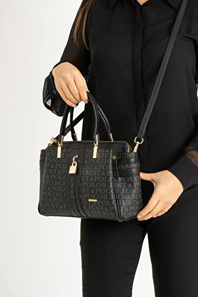 Just Polo حقيبة كتف نسائية مكونة من 5 أقسام من القماش للموسم الجديد