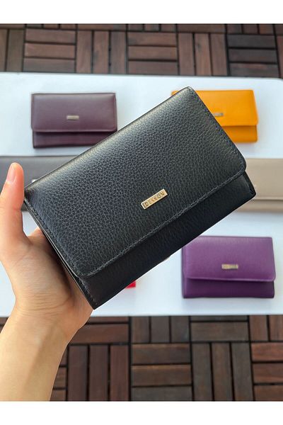 DERKON Medium Genuine Leather Women's Wallet