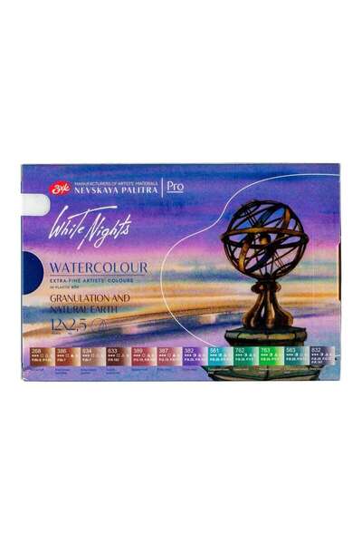 ST. PETERSBURG White Nights Extra-Fine Artists Tam Tablet Sulu Boya Seti 12’li