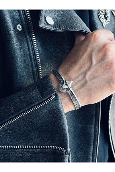 CAPO by Aytaç Yamaç Kartal Bileklik Geçmeli Bileklik Ayarlanabilir Eskitme Gü...