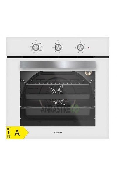 Silverline Beyaz Cam Ankastre Set (3457 Soho 60+cs5343w01+bo6503w01)