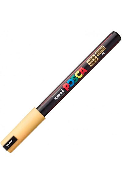 Uni 0.7mm Apricot Posca Marker - Pc-1Mr