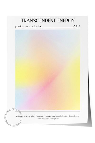 Postifull Aura Series NO:145 - Transcendent Energy Angel Number Έγχρωμη αφίσα χωρίς πλαίσιο