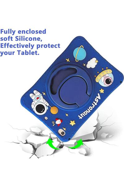 UnDePlus For Xiaomi Redmi Pad Se 11Inch Case Astronaut Silicone Children's Special (Not Xiaomi Redmi Pad)