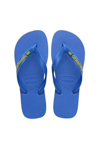 Havaianas Mavi Erkek Çocuk Plaj Terliği BRASIL LOGO NEON