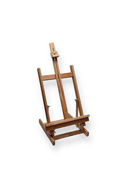 GVN ART Vernikli Ahşap Masaüstü Şövale 75 cm