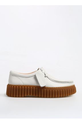 CLARKS Beyaz Kad n Deri Duz Ayakkab 26172085 Fiyat Yorumlar Trendyol