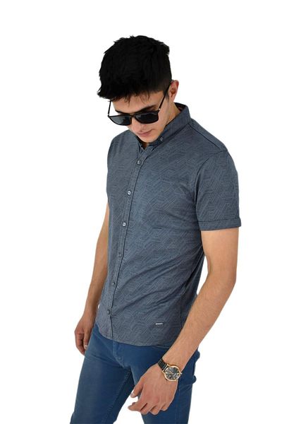 Raymons Tricou cu gât polo cu nasturi pentru bărbați R4400 BGL-ST02773