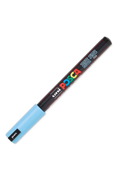 Uni Posca Marker - 0.7 mm Glacier Blue, Pc-1Mr
