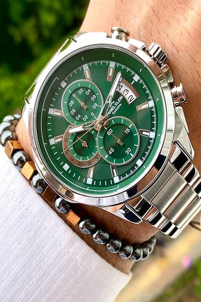 Daniel Klein Men's Wristwatch - Stainless Steel Cord, 3ATM Waterproof, Bracelet Gift