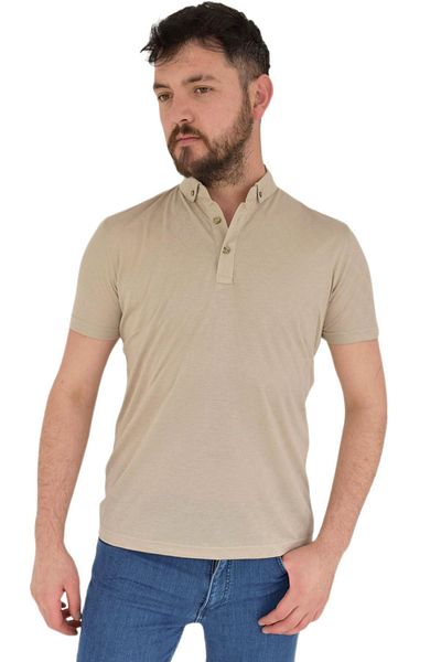 Raymons Tricou polo pentru bărbați cu gât R2180 Bgl-st02787