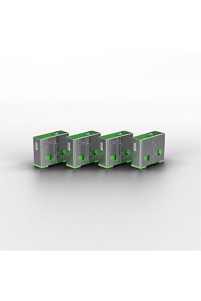 LİNDY Usb A Type Port Lock (EXCLUDING KEY) – Pack of 10, Green Color
lın-40451&amp; Lin-40621 With One