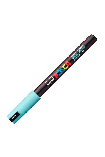Uni 0.7mm Aqua Green Posca Marker - Pc-1mr