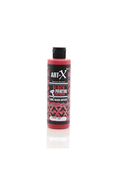 Rich Art-X Su Bazlı Linol Baskı Boyası 240 ml Kırmızı 15840
