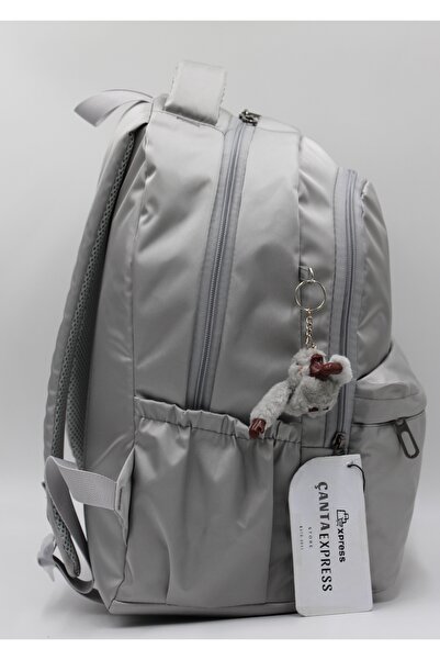 Bevitton 34100 Gri Suya Dayanıklı Okul Çantası Unisex Okul Sırt Çantası