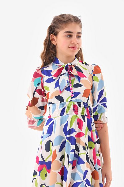 WİENS KİDS Rochie cu imprimeu floral pentru fata