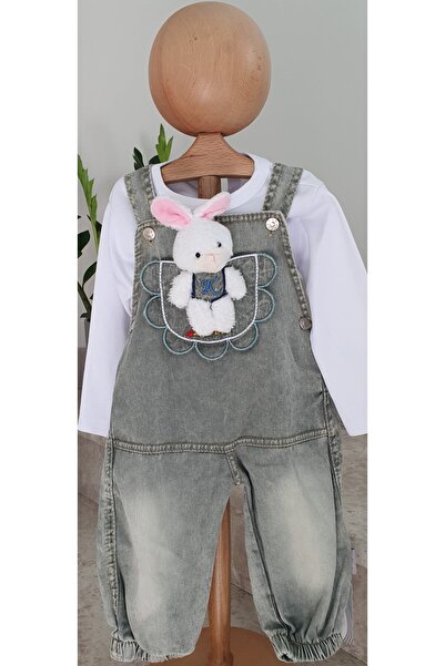 TEZ İŞ Tez-Iş Tavşancıklı Askılı  Kot Pantolon Kazak Takım