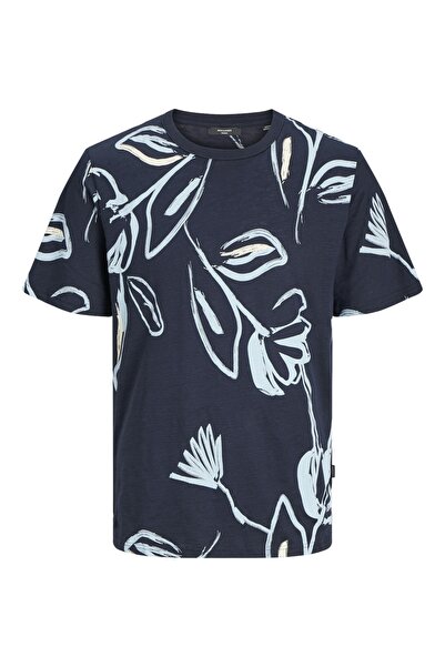 Jack & Jones JACK&JONES AOP SS - Μπλουζάκι με πλοίο